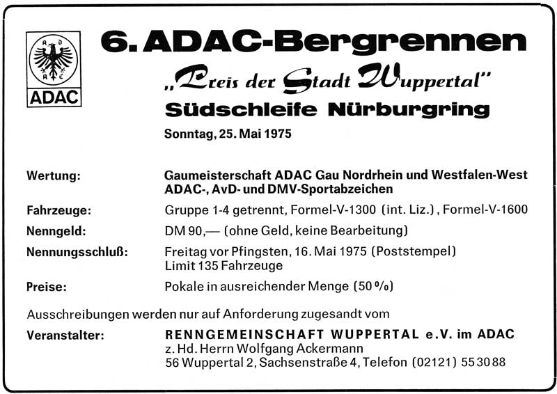 Anzeige in ONS Mitteilungen 4/1975