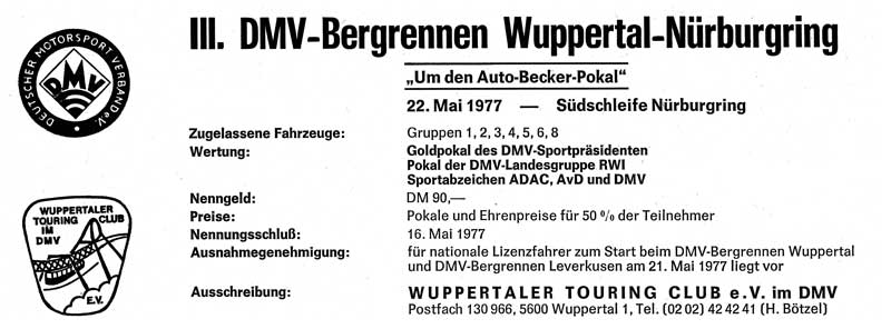 Anzeige in ONS Mitteilungen 4/1977