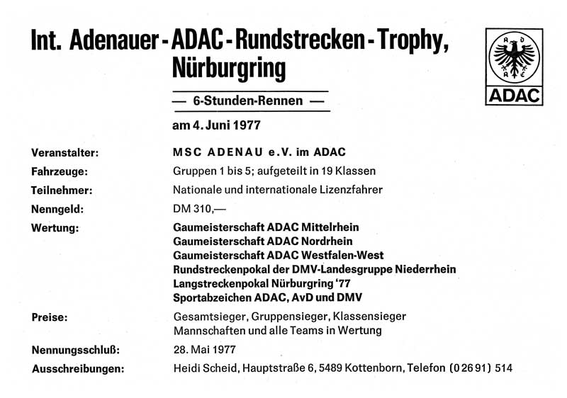 Anzeige in ONS Mitteilungen 4/1977