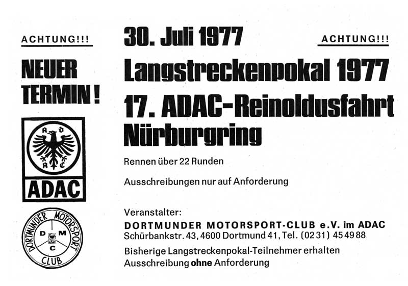 Anzeige in ONS Mitteilungen 6/1977