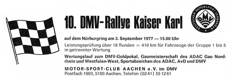 Anzeige in ONS Mitteilungen 7/1977