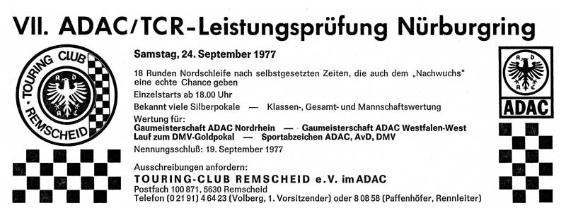 Anzeige in ONS Mitteilungen 9/1977