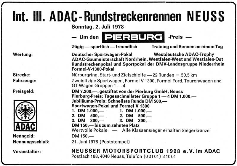 Anzeige in ONS Mitteilungen 6/1978