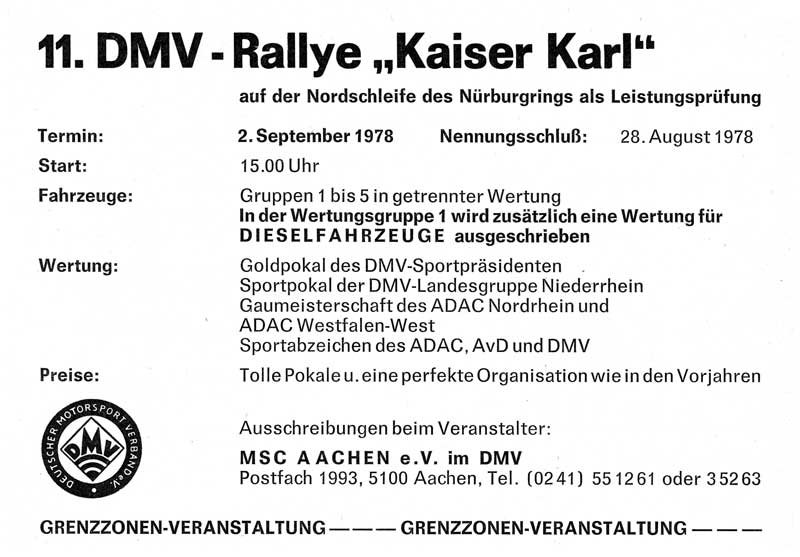 Anzeige in ONS-Mitteilungen 7/1978