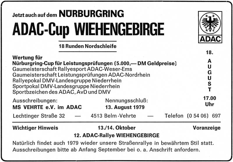 Anzeige in ONS Mitteilungen 7/1979