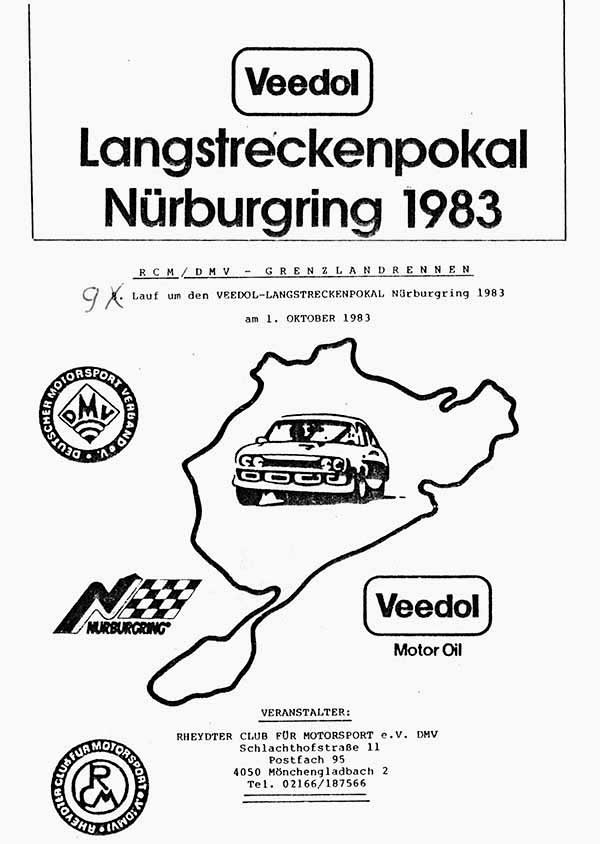 831001 VLN 9 Teilnehmerliste
