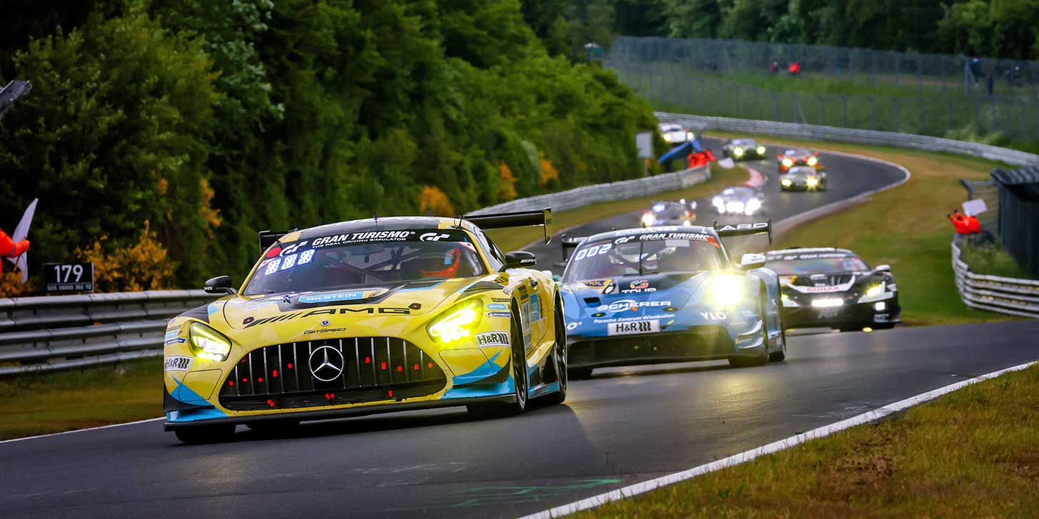 GT3-Fahrzeuge auf der Nürburgring-Nordschleife