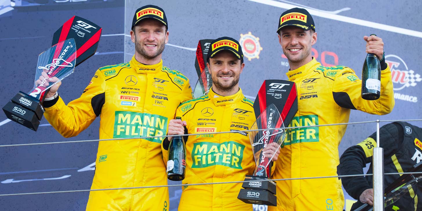 Lucas Auer, Matteo Cairoli und Maro Engel
