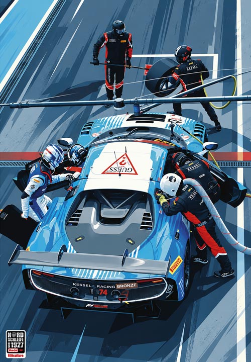 FANculture-Plakateserie: Kessel Racing 2025